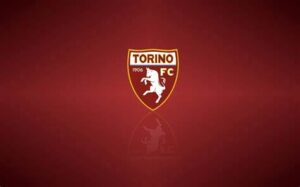 Logo del Torino FC: scudo granata con toro rampante bianco al centro e scritta 'Torino FC' in alto.