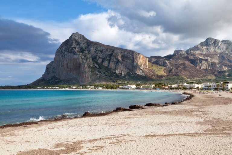 Vista sulla spiaggia accessibile di San Vito Lo Capo