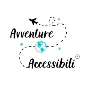 Logo su sfondo bianco di Avventure Accessibili
